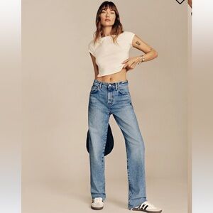 Reformation - Val 90s Mid Rise Straight Jeans - Colorado - 27